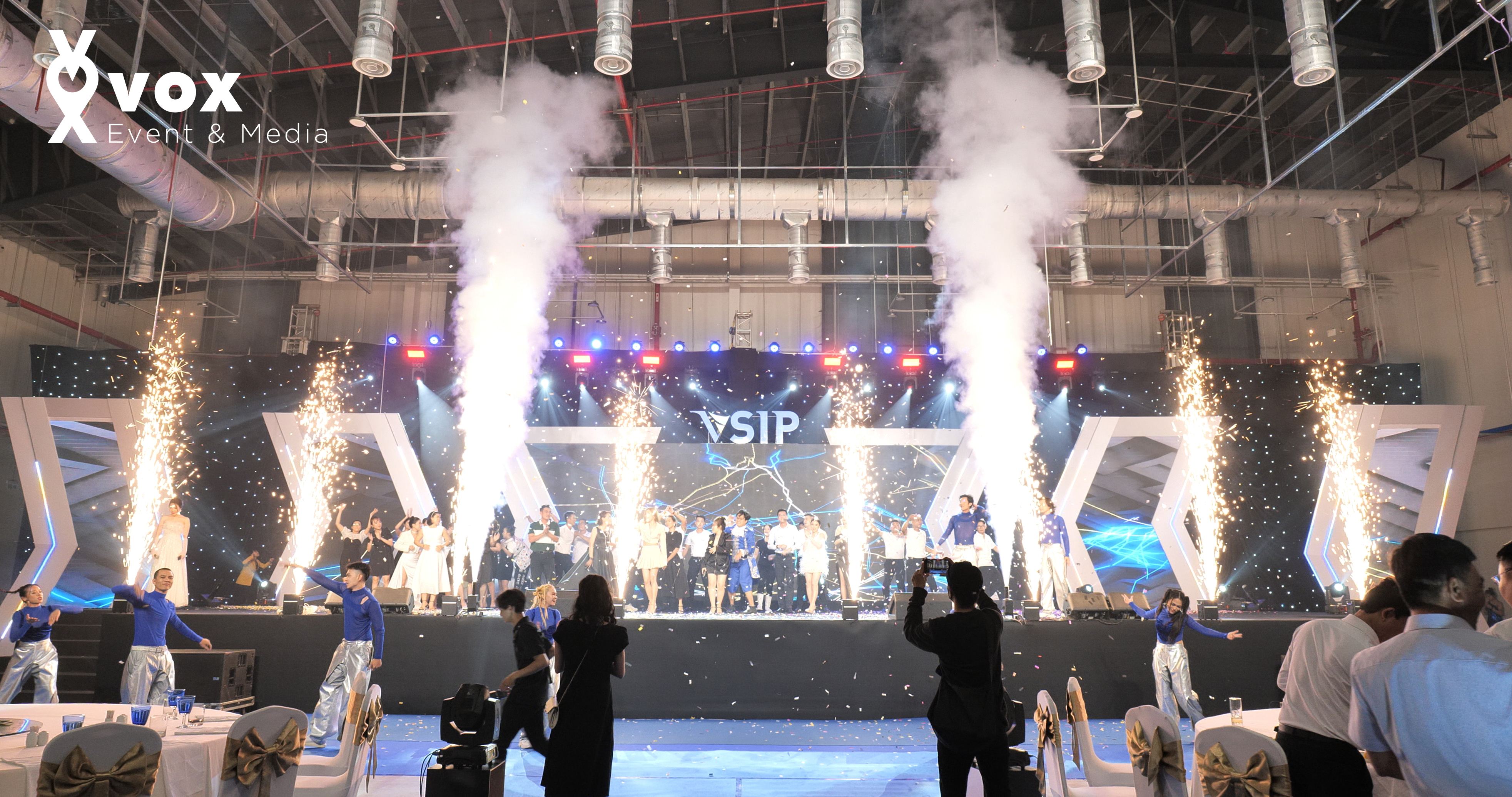 VSIP Binh Duong year-end party gala event stage production by VOX Event Media