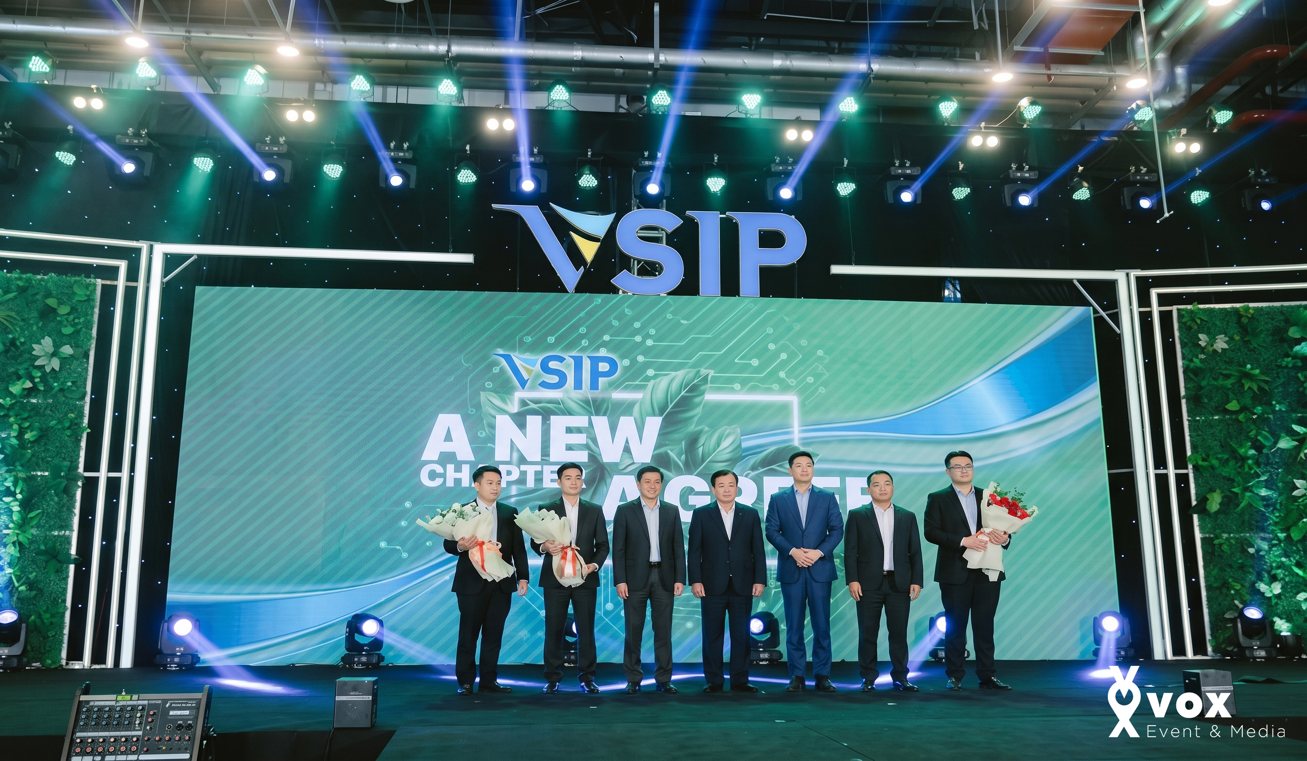 VSIP Binh Duong year-end party outdoor event stage by VOX Event Media