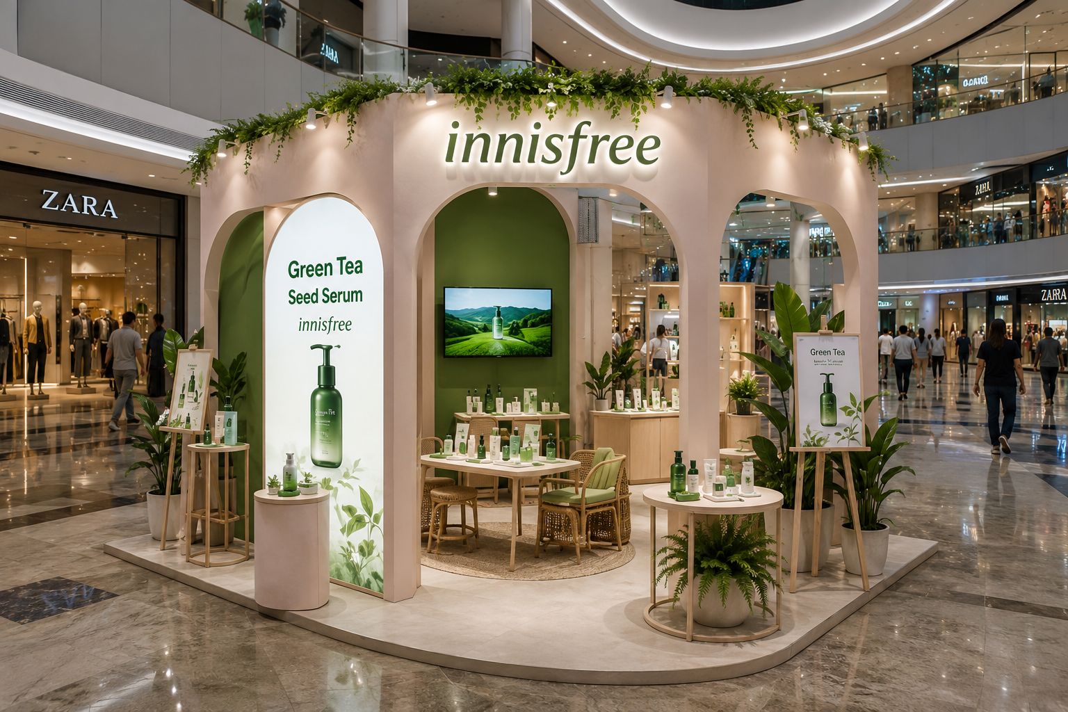 Pop-up booth không gian activation – activation booth VOX