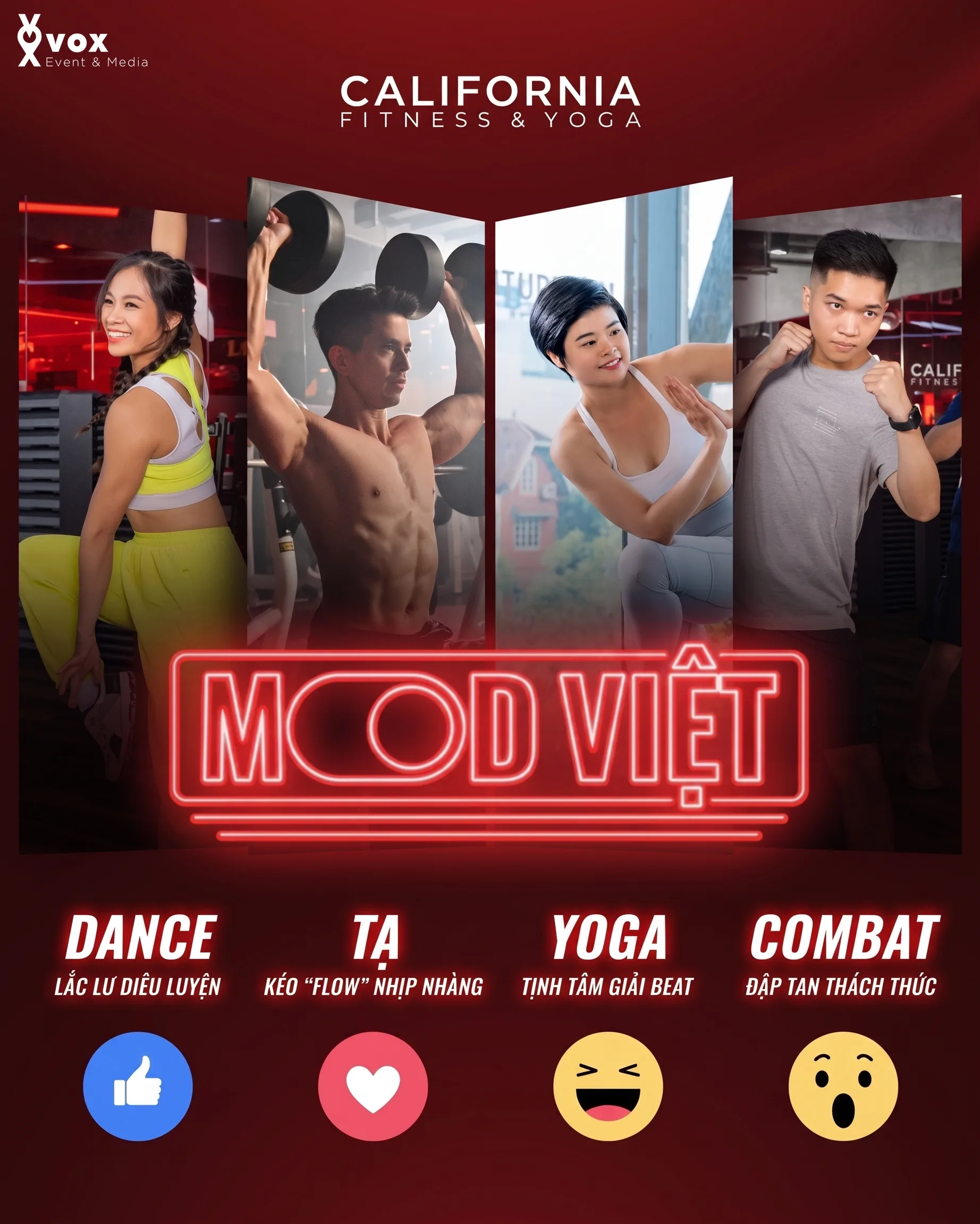 California Fitness – channel role trong chiến dịch lifestyle