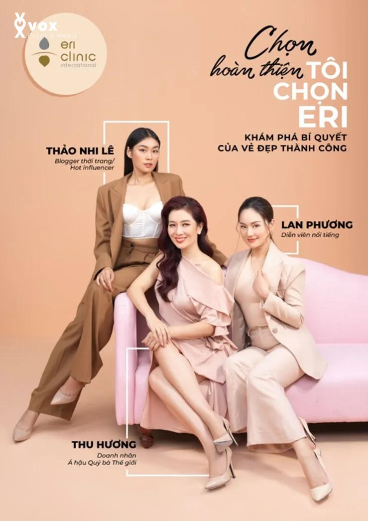 Eri Clinic – social post và digital visual adaptation