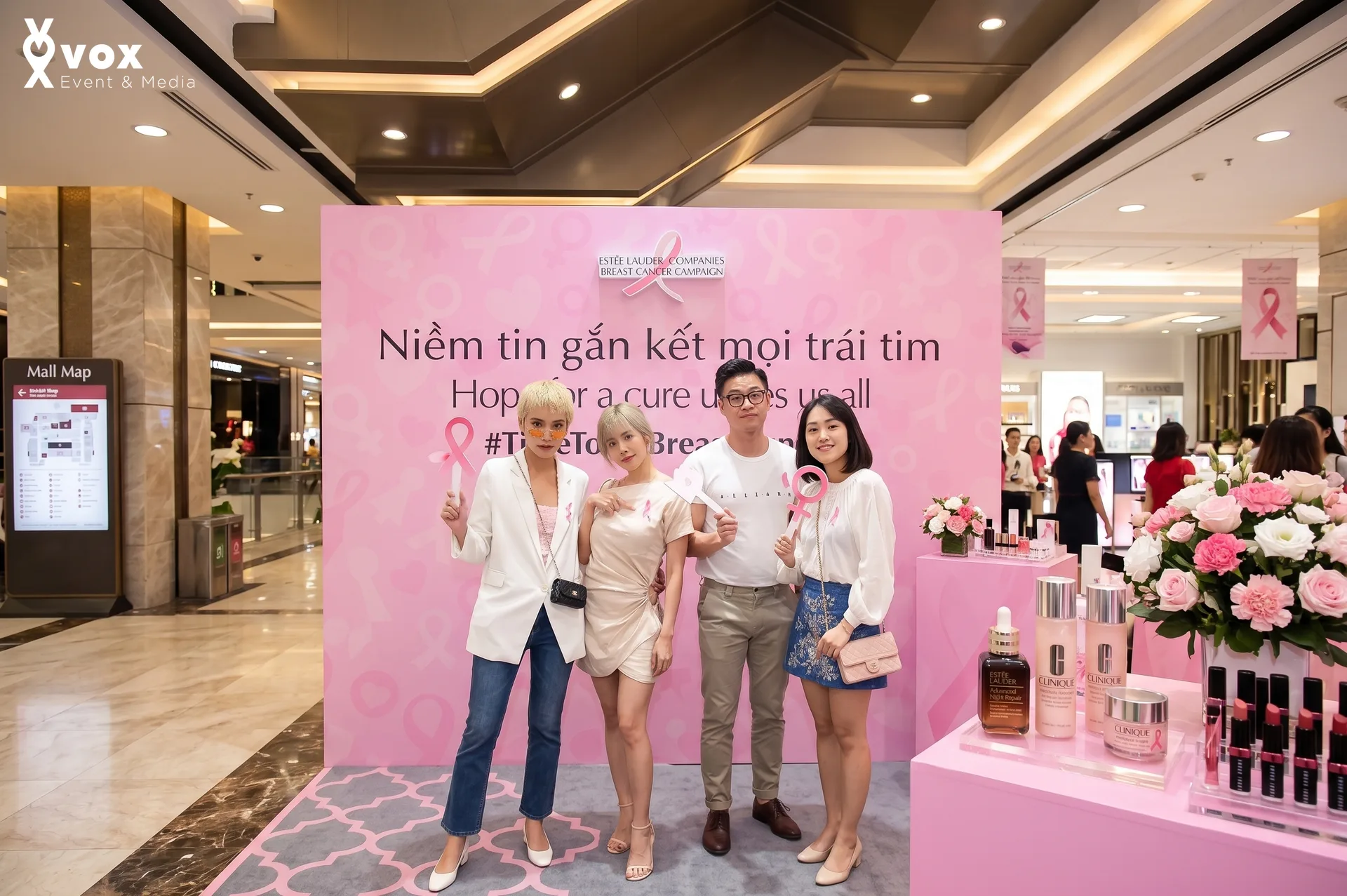 Estée Lauder – product grouping và sampling table