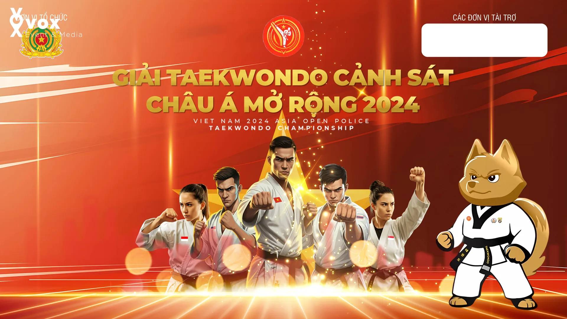 Taekwondo Championship – bộ nhận diện sự kiện thể thao
