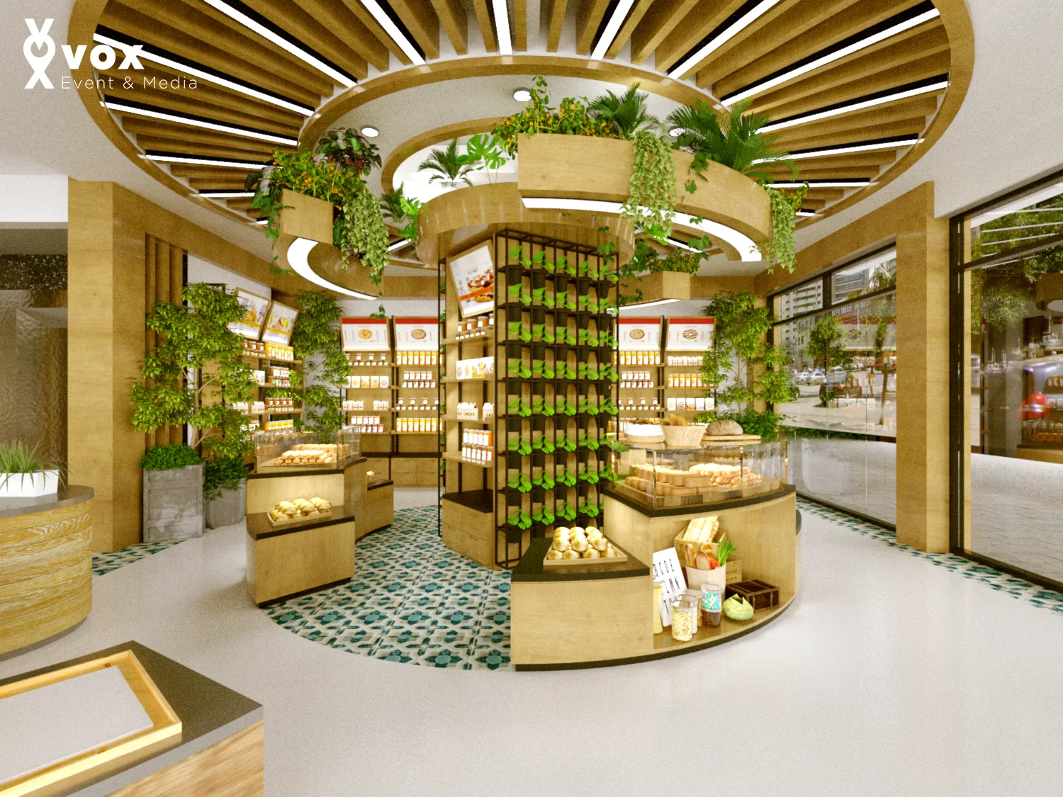 Đại Phát – khu trưng bày bánh ngọt và sản phẩm bán lẻ