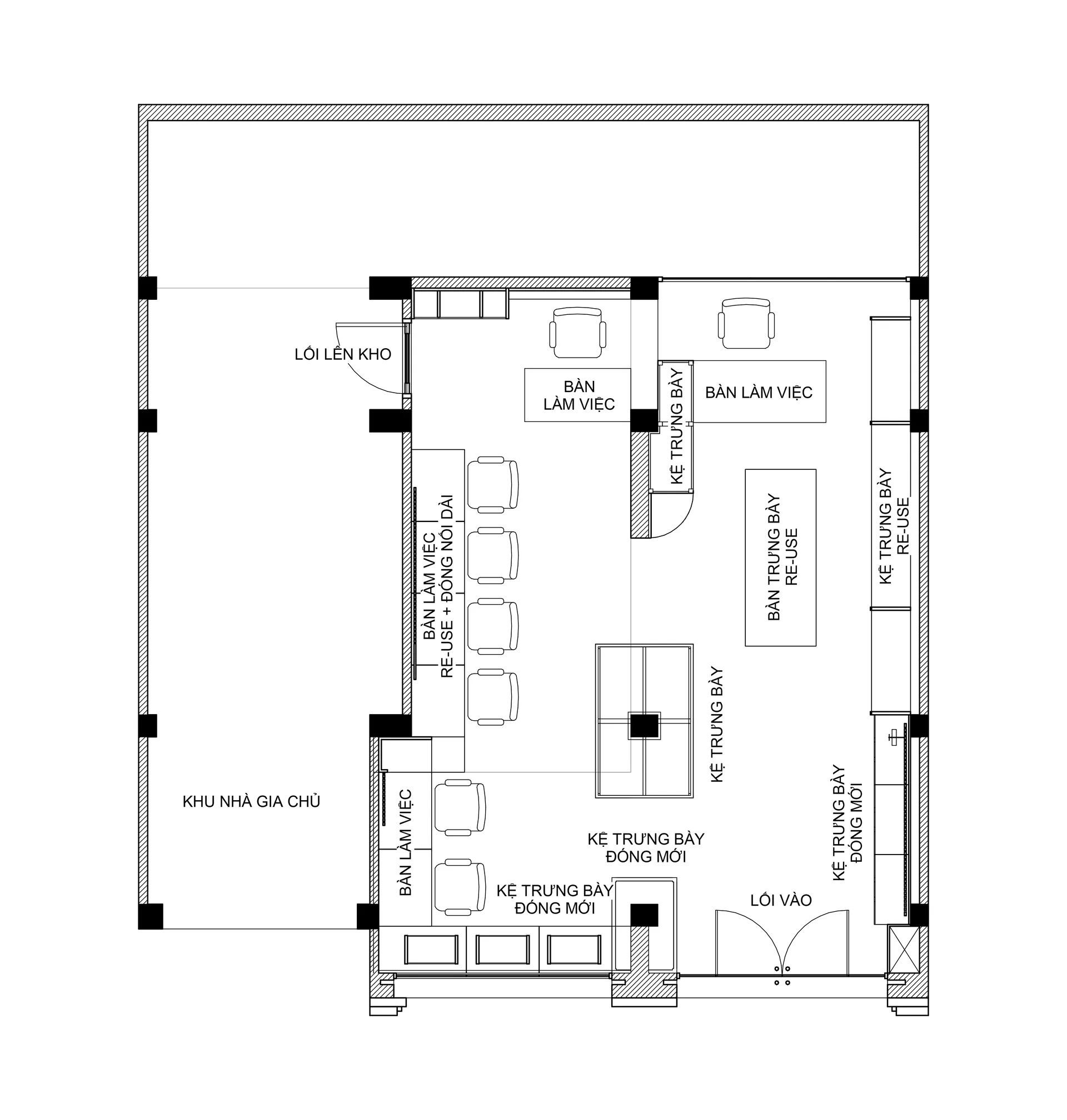 Libtech Computer Showroom – thiết kế nội thất showroom công nghệ