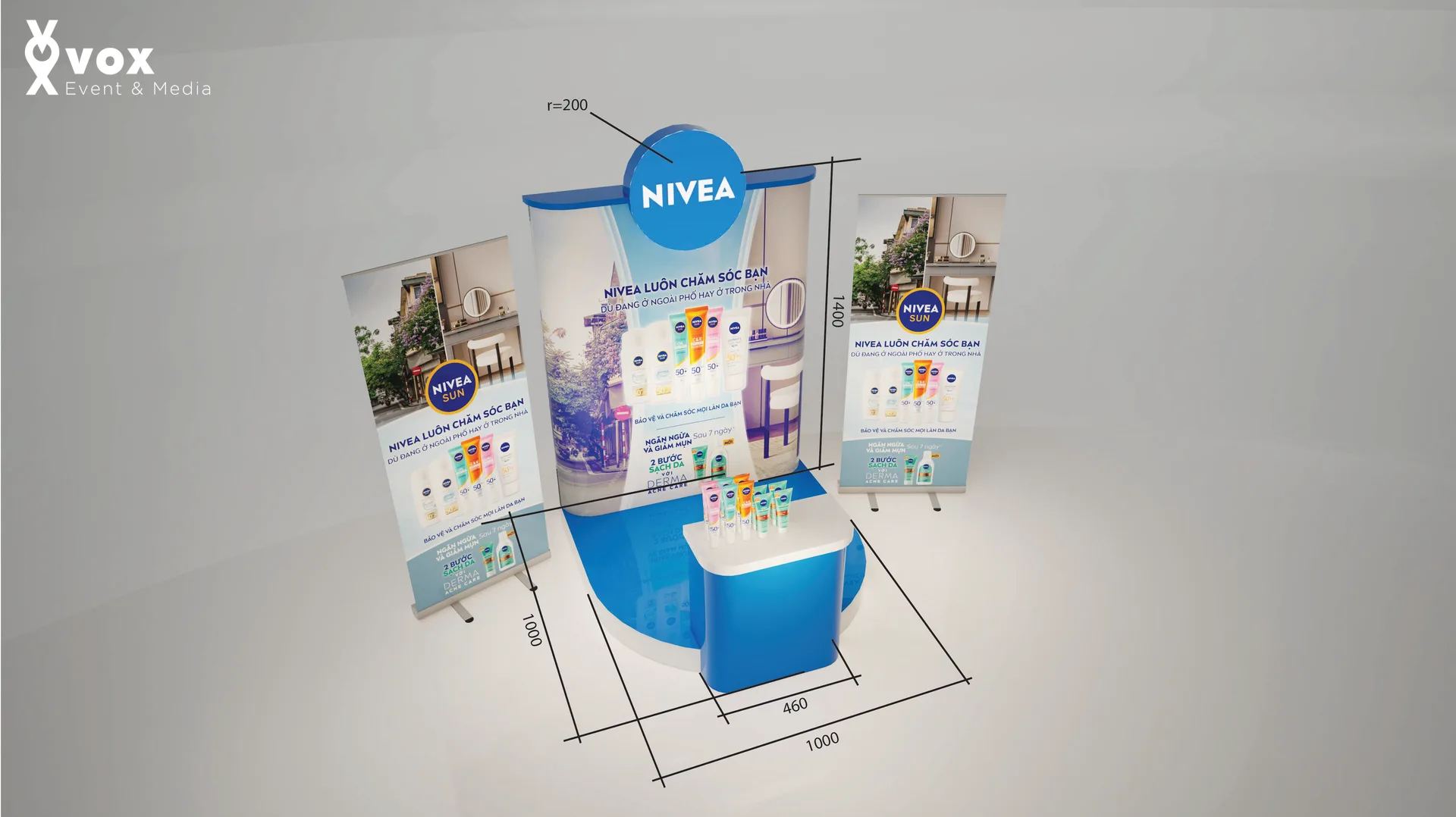 Nivea Promotion Booth 2025 - Retail Activation Booth - hình ảnh 5