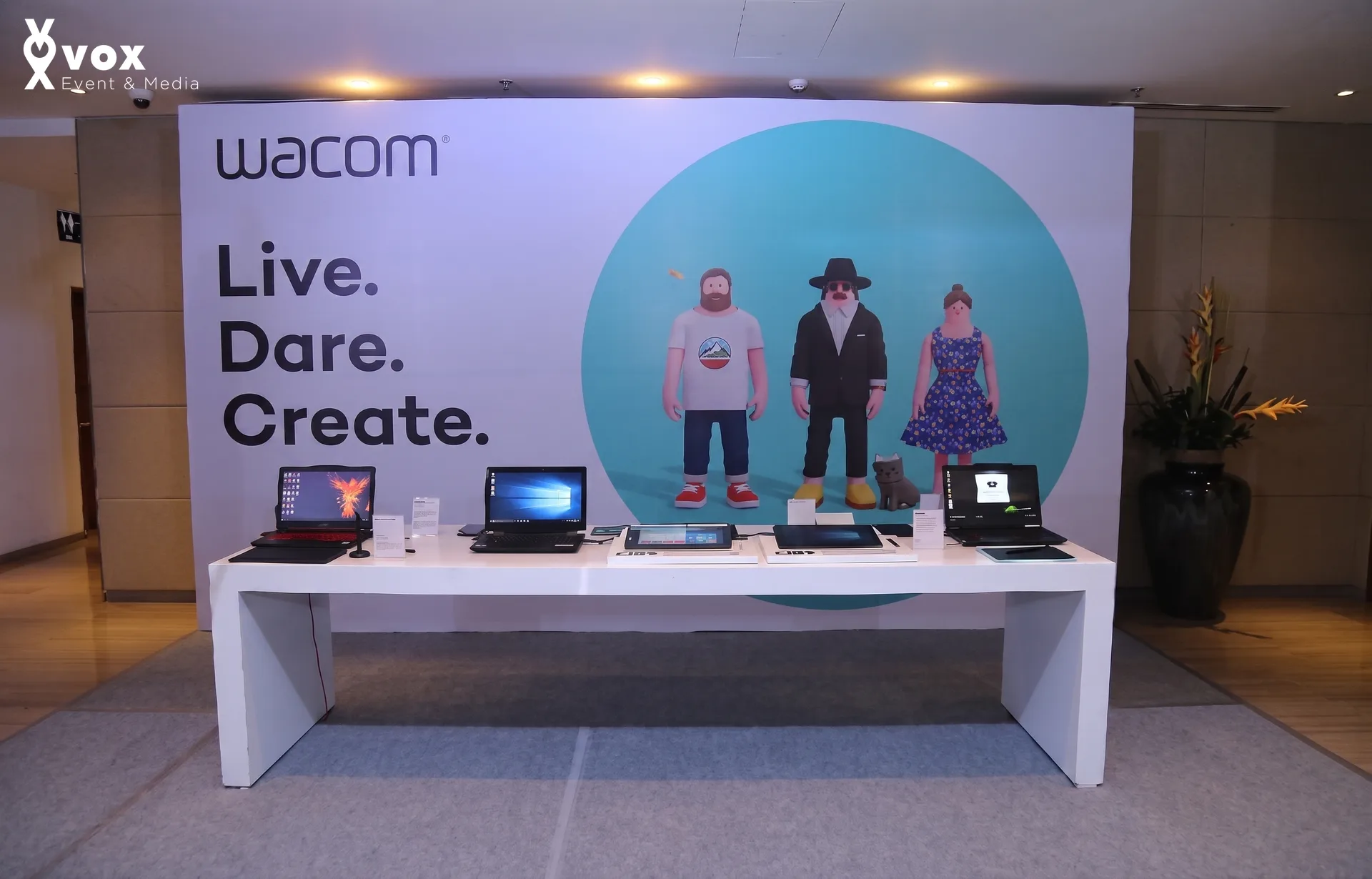 Wacom Press Conference – venue layout và guest management